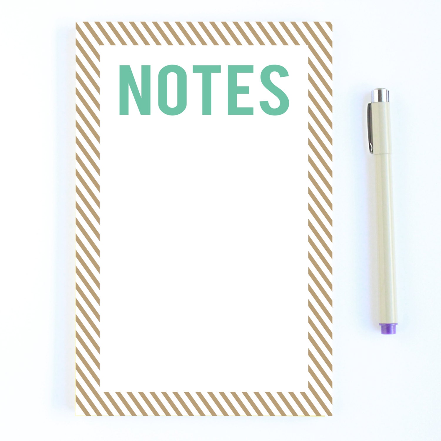 Striped Notepad