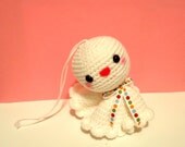 Japanese Teru teru bozu Crochet Amigurumi Plush Doll / Good weather charm / Handmade Gift for Valentine / Couples Gift / Birthday gift