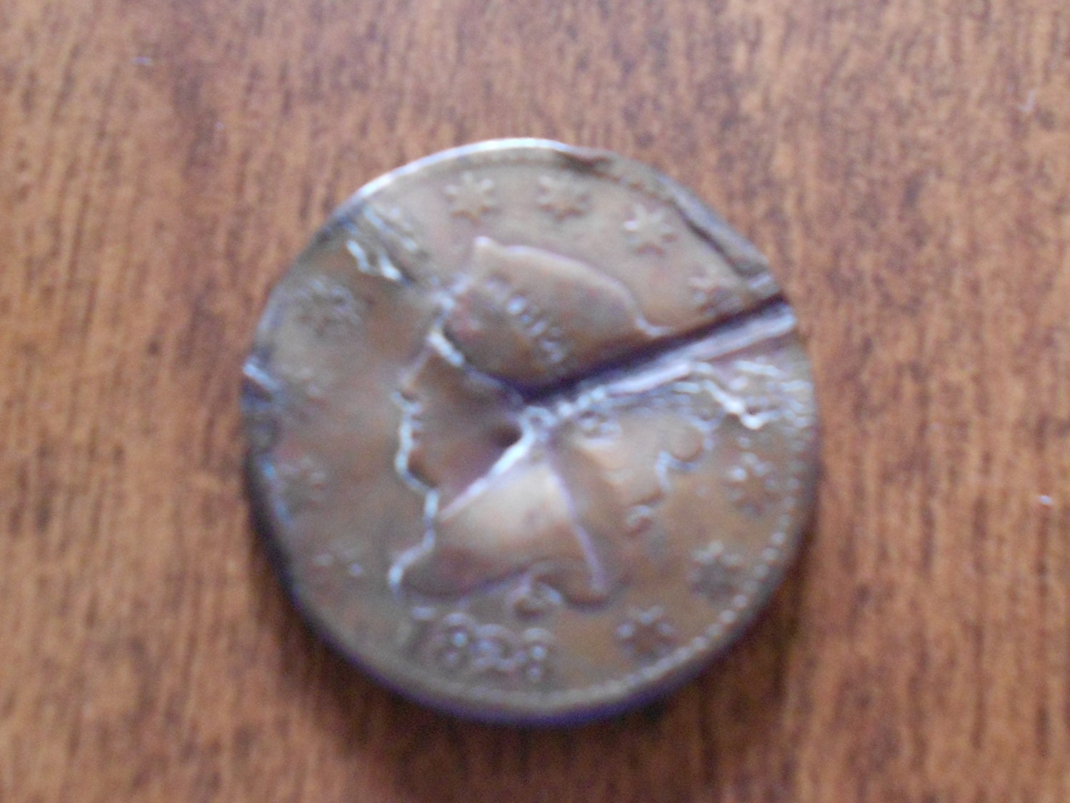 1828 Large Cent USA - 185 years Old - Antique - Coin - DJGStuff