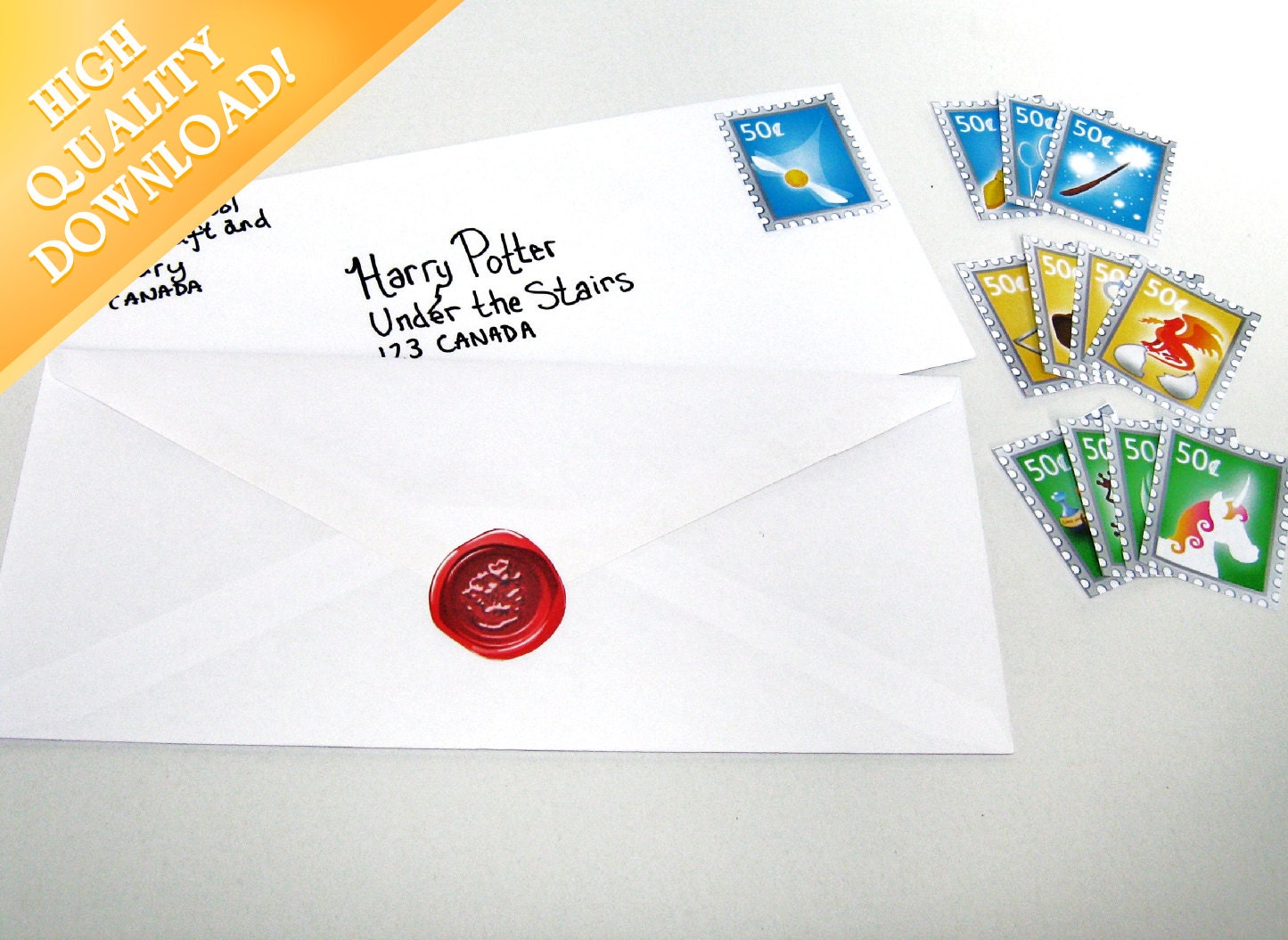 Wizard Stamps & Wax Seals - Printable