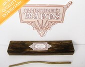 Wand Box Sign & Labels - Printable