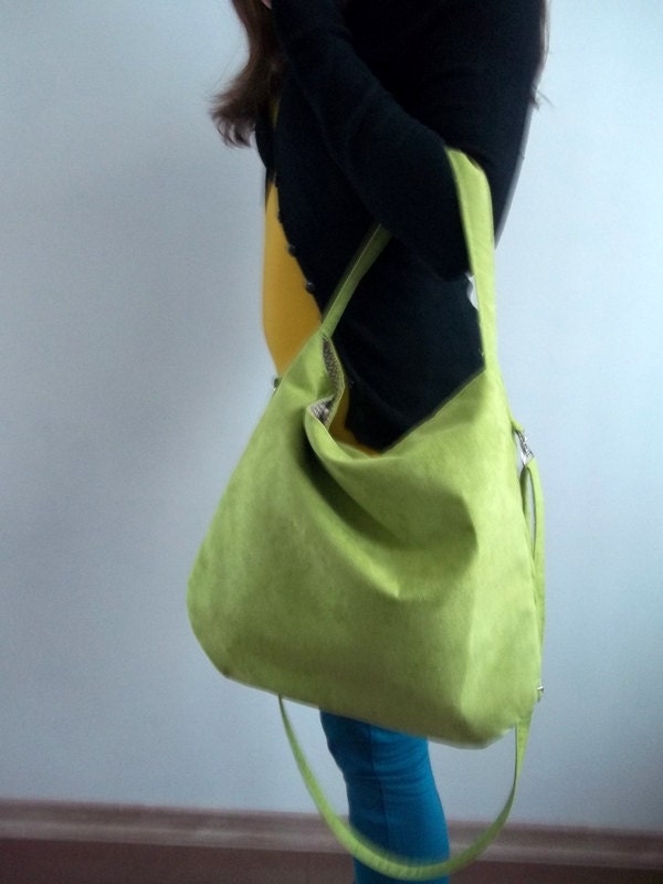 HOBO Shoulder Bag ,Eco suede Cotton ,Cream Bag spring, Purse, Hobo Bag, Purse Bag, Summer Bag, Spring Bag, Tote Bag