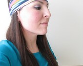 Fabric tie headwrap, Bandana Style Headband, Boho Head Scarf