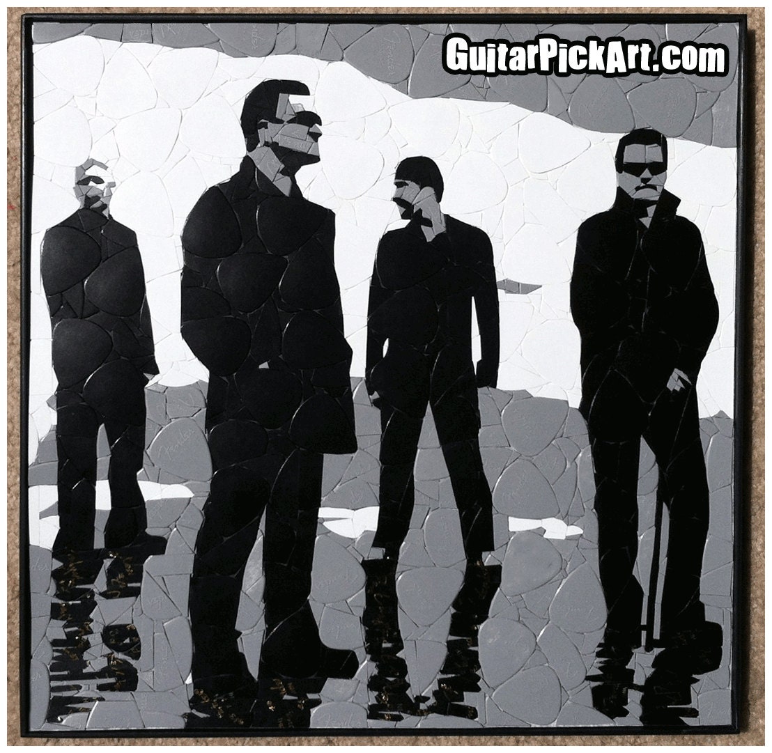 U2 Guitar Pick Art