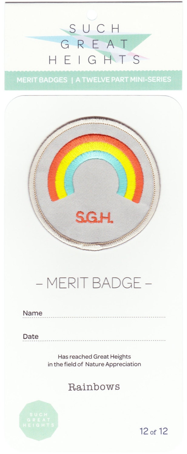 Rainbows - Merit Badge & Card - 12 of 12