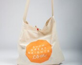 Cotton Calico Tote Bag (with press stud closure)