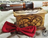Doctor Who Inspired  "The Weeping Angels Wood Burnt Box"