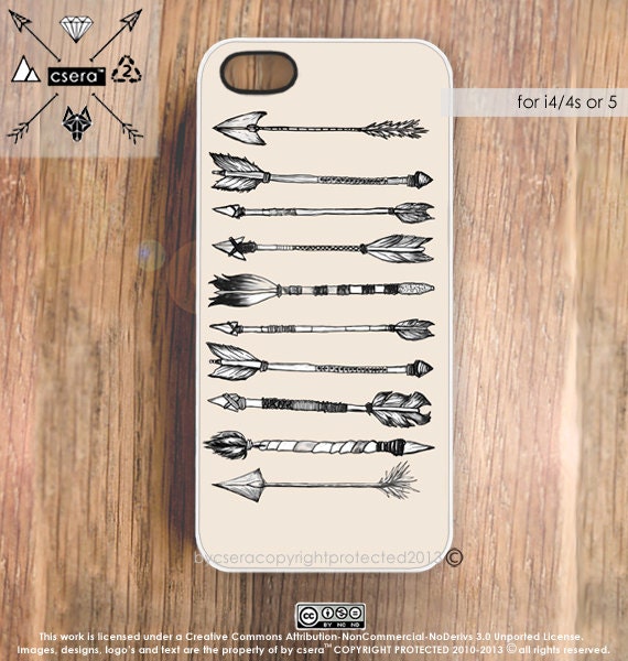 Arrow iPhone 5 Case - Geometric iPhone 5 Case, Tribal iPhone Case, iPhone 4 or 4S, Cases, Designer Cases, Accessories for iPhone