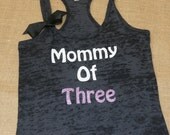 Mommy. Don't have time to workout, make time. Glitter. Bow. Tank. Racerback. Size S-2XL. Burnout. Black. Exercise. Workout. Fitness. Mom.