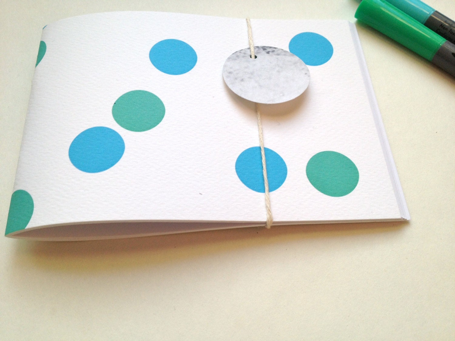artist sketchbook gift for kids mini notebook confetti blue green