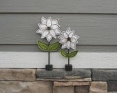 Easter- Fabric and Felt Pencil Stick Flowers.  Spring, Summer and Mother's day