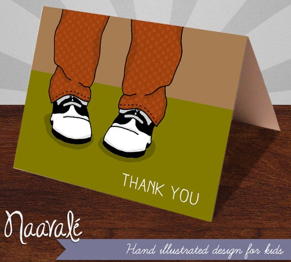 Toddler Boy Thank You Cards (6-card set)