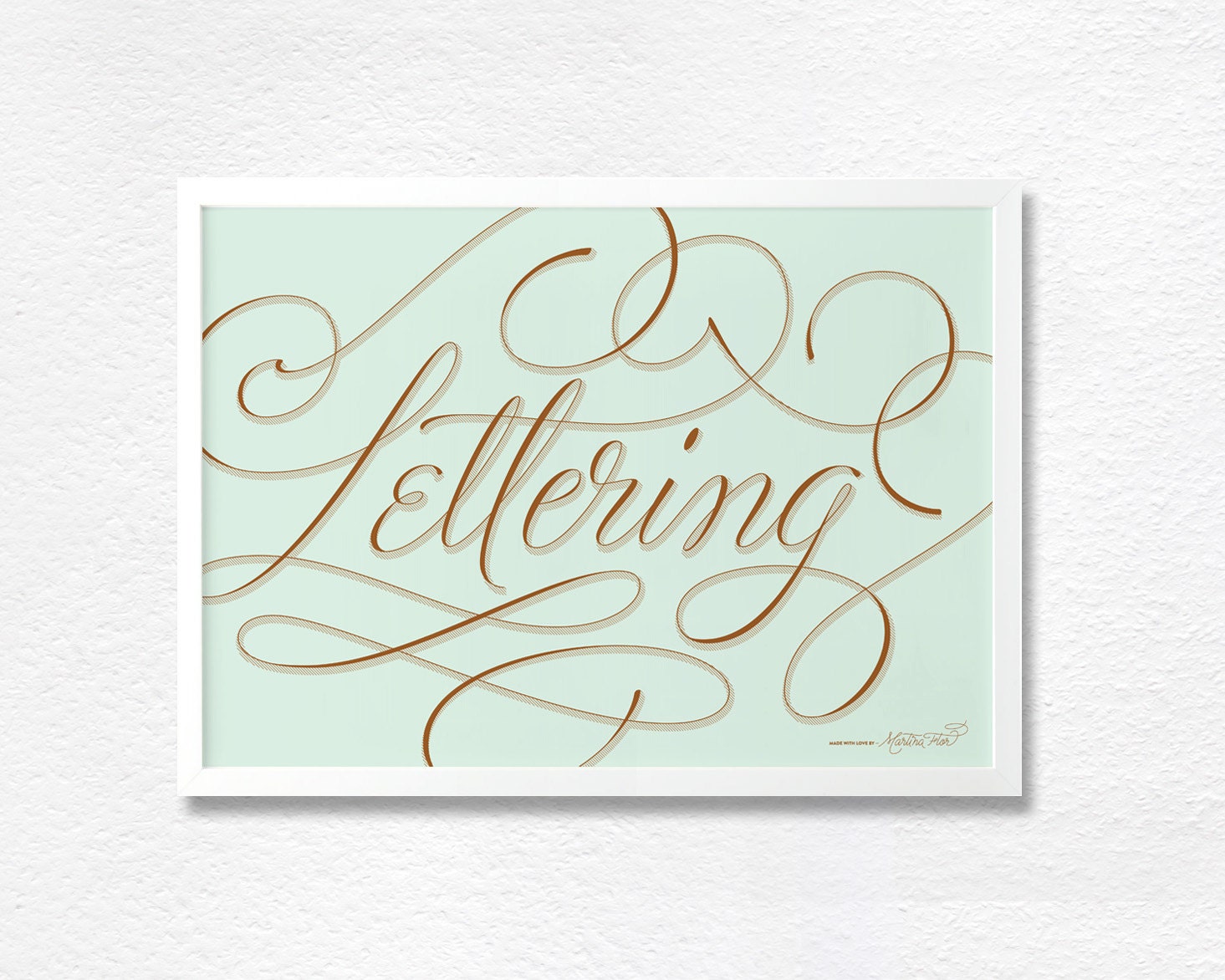 Lettering - 8x11.5'' (A4)