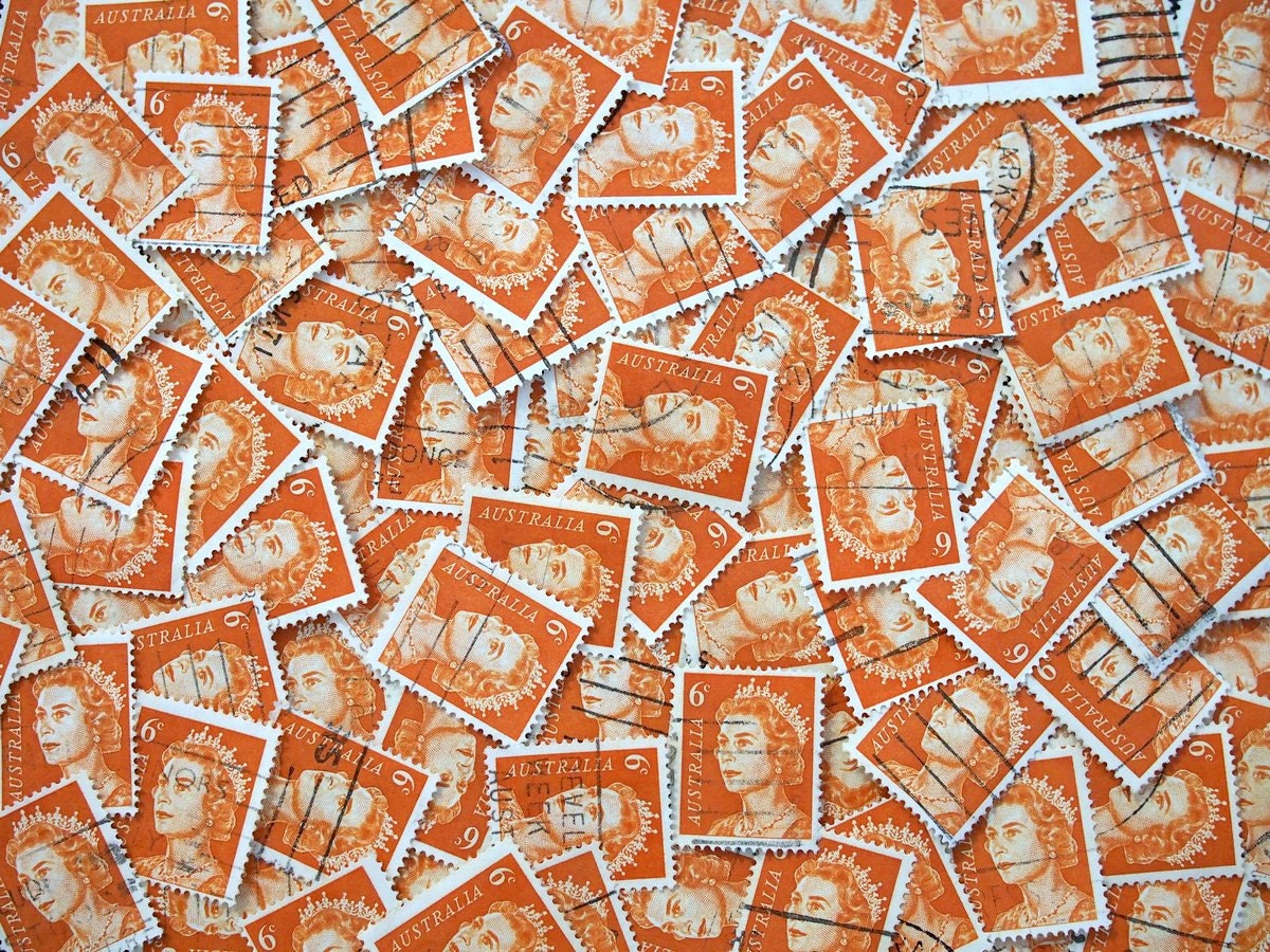 Australian HRM Queen Elizabeth II Stamps x 10