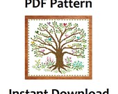 PDF Pattern Rainbow Birds Original Cross Stitch, INSTANT DOWNLOAD