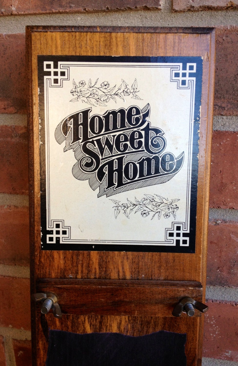 Vintage Upcycled Message Board - Rustic Industrial Farmhouse - Repurposed Chalkboard - Home Sweet Home - Wall Decor - Primitive Cottage CHIC
