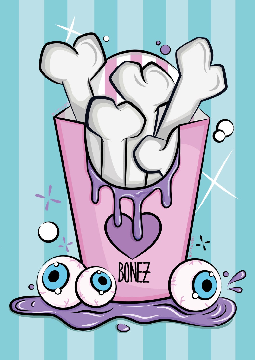 Bonez A4 Print