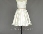 New arrival Lovely Knee short wedding dress, Destination Wedding Dresses, Short wedding gowns, Bridal dresses, Bridal gowns with Waistband