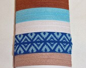 Free Shipping 6 Comfort Elastic Hair Ties, Sports, Prints, Dance, Ponytail Holders, Elastic, Emi Jay Style, Anthropology, Yoga, Bracelet