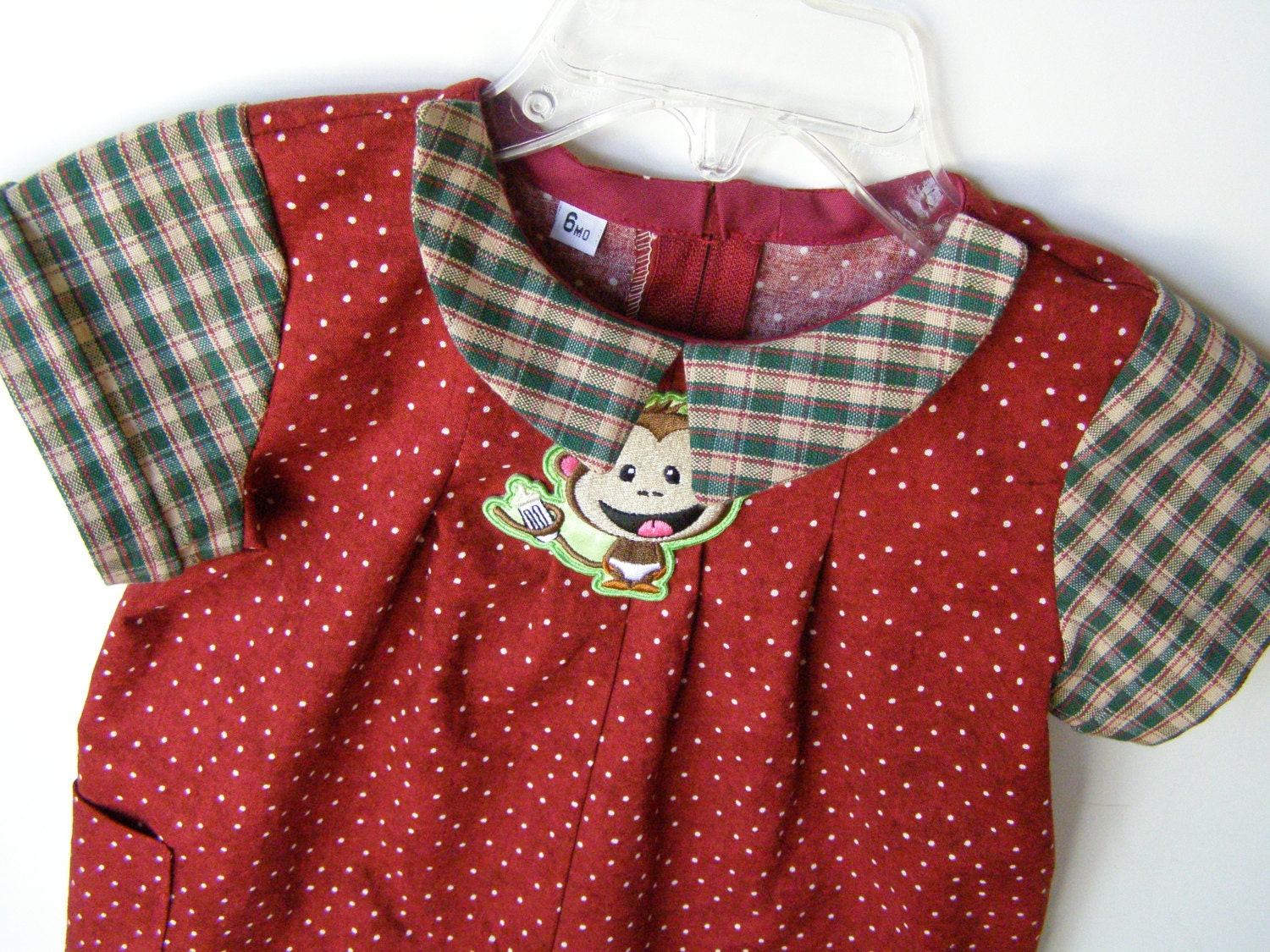 Custom Baby Boy Clothes Bubble Romper size 6 months