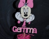 Minnie Mouse Cake Topper With Childs Name Il_170x135