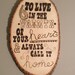 The Vow - Wood Burn Wall Decor