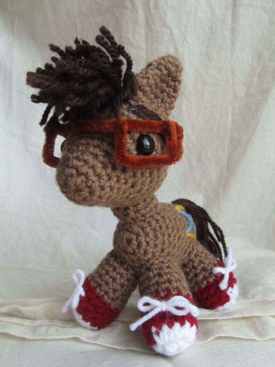 Tenth Doctor Whooves - David Tennant inspired amigurumi