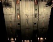 Salt Lake LDS Temple.  mirror.  reflecting pond.  home decor.  archictecture.  lds temple.  8 X 10.