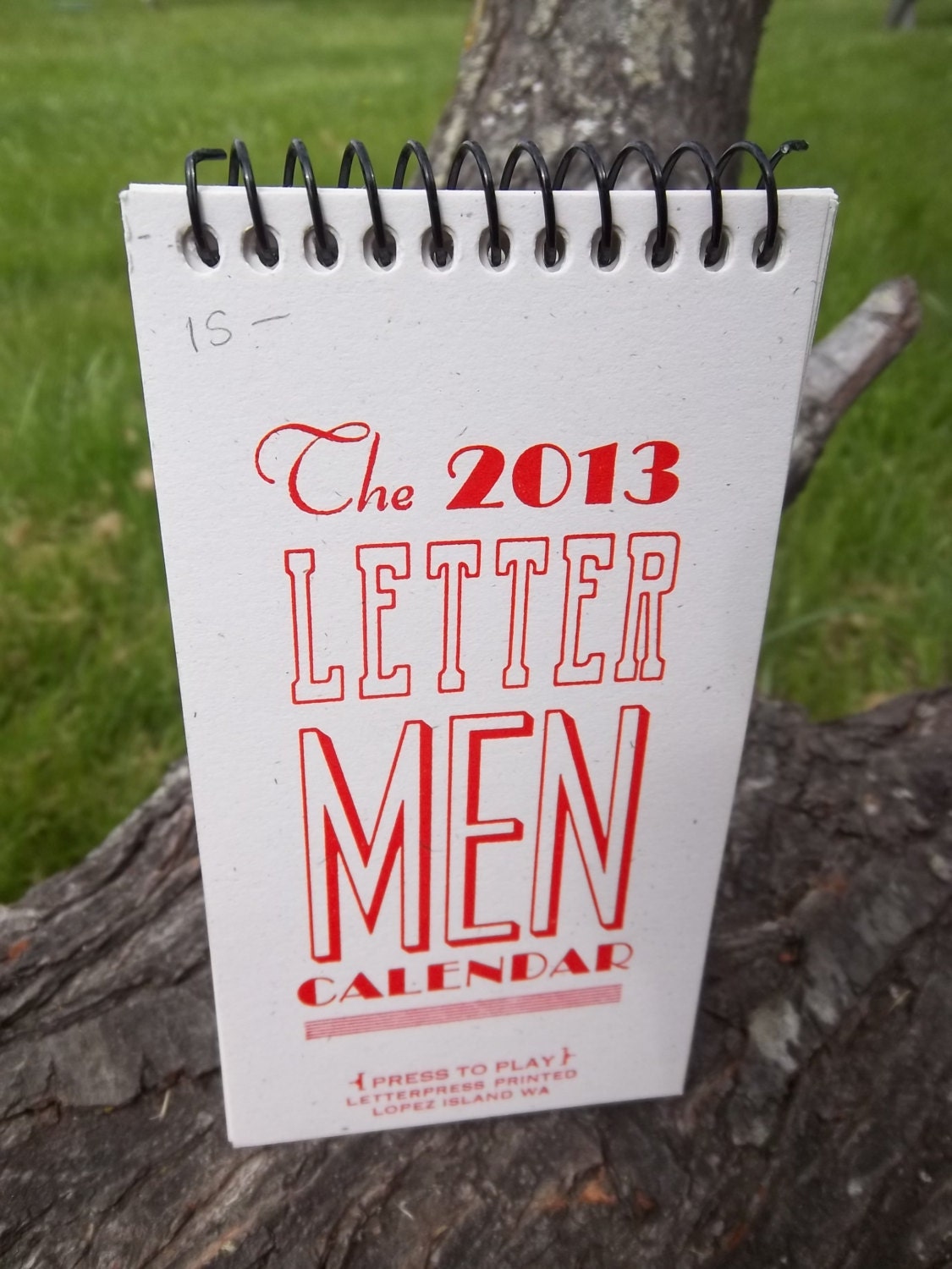 The Letter Men/Gals of Letterpress Reversible Desk Calendar 2013