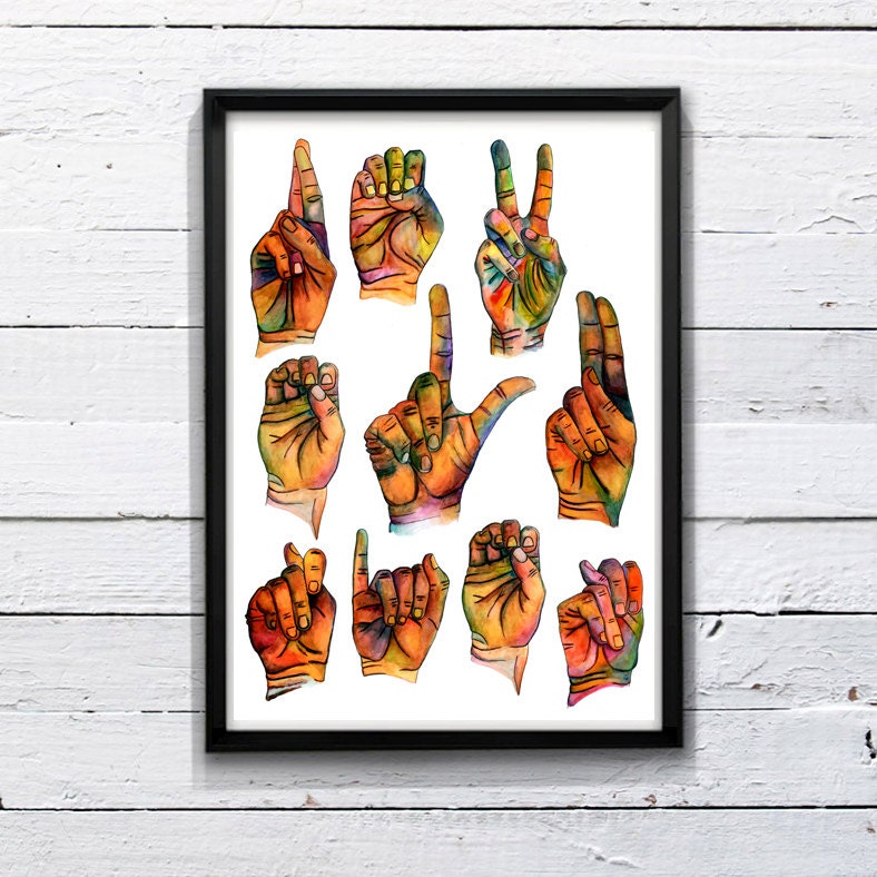REVOLUTION - PRINT of an ORIGINAL Watercolor Painting on Paper - Poster - Illustration - Colorful