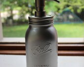Hand-Painted Mason Jar Soap Dispenser- Quart Size