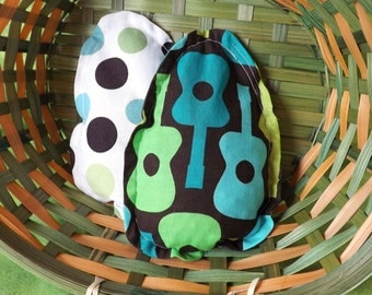 2 Egg Bean Bags - Great for Easter Baskets & Games - Groovy Guitars (Ready-to-Ship)
