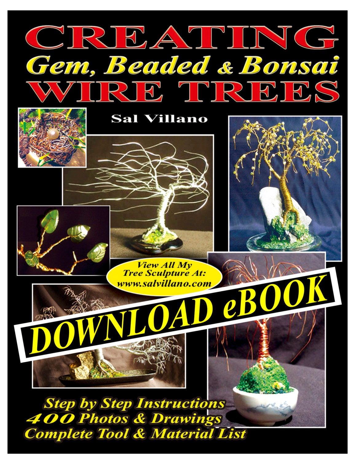 CREATING Gem, Beaded, & Bonsai WIRE TREES - eBook