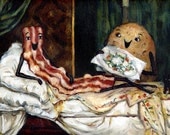 Bacon Olympia - Manet with Bacon - 5x7 Print