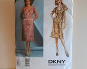 Women's Top and A-Line Skirt Size 12-14-16 Designer Donna Karan UNCUT Vogue V2877 Sewing Pattern