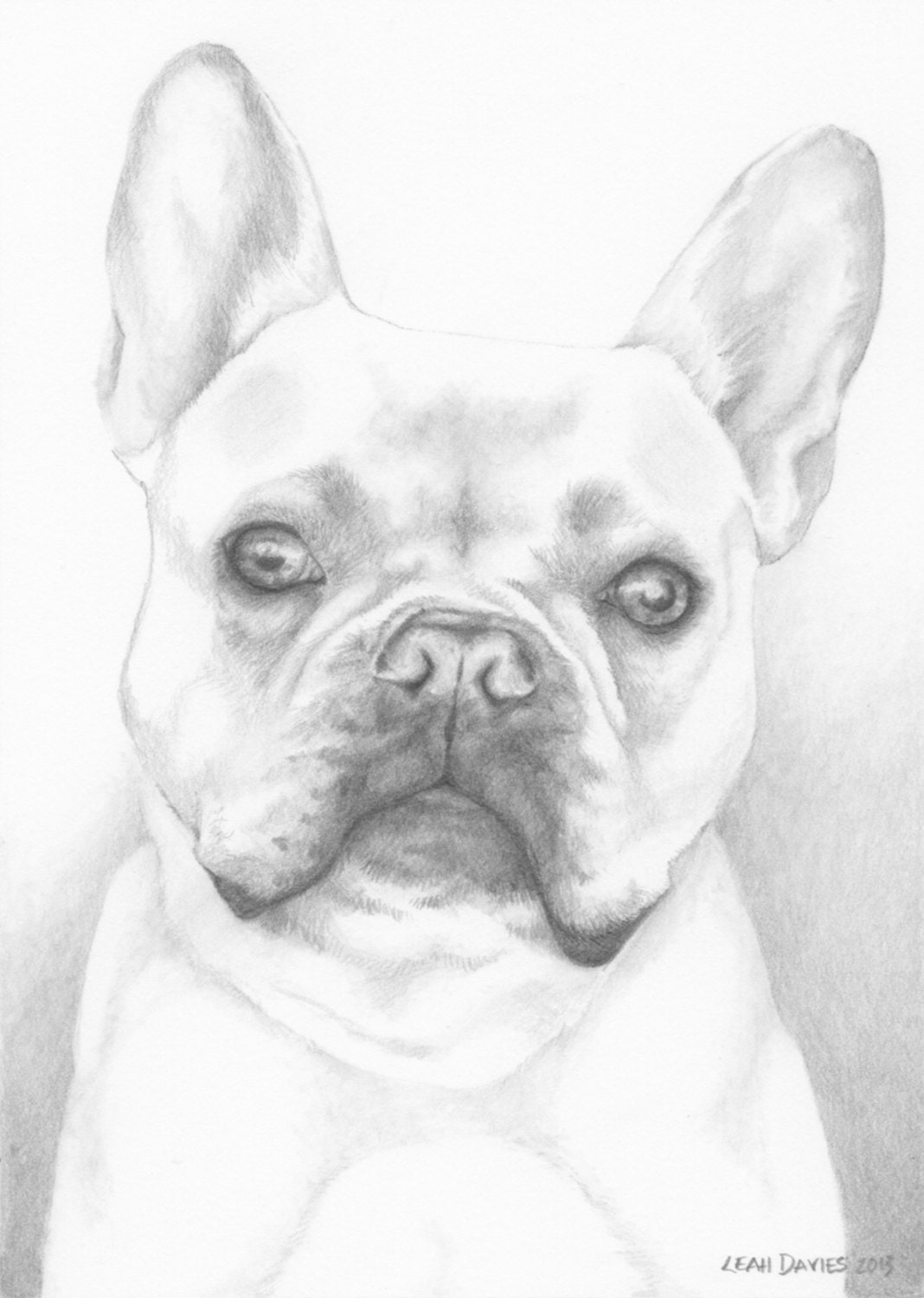 Hand Drawn Vignette Portrait in Graphite - 5x7 or 5x5