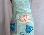 Full Apron with Teapot and Mugs