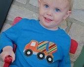 Cement Mixer Hand Appliqued Shirt