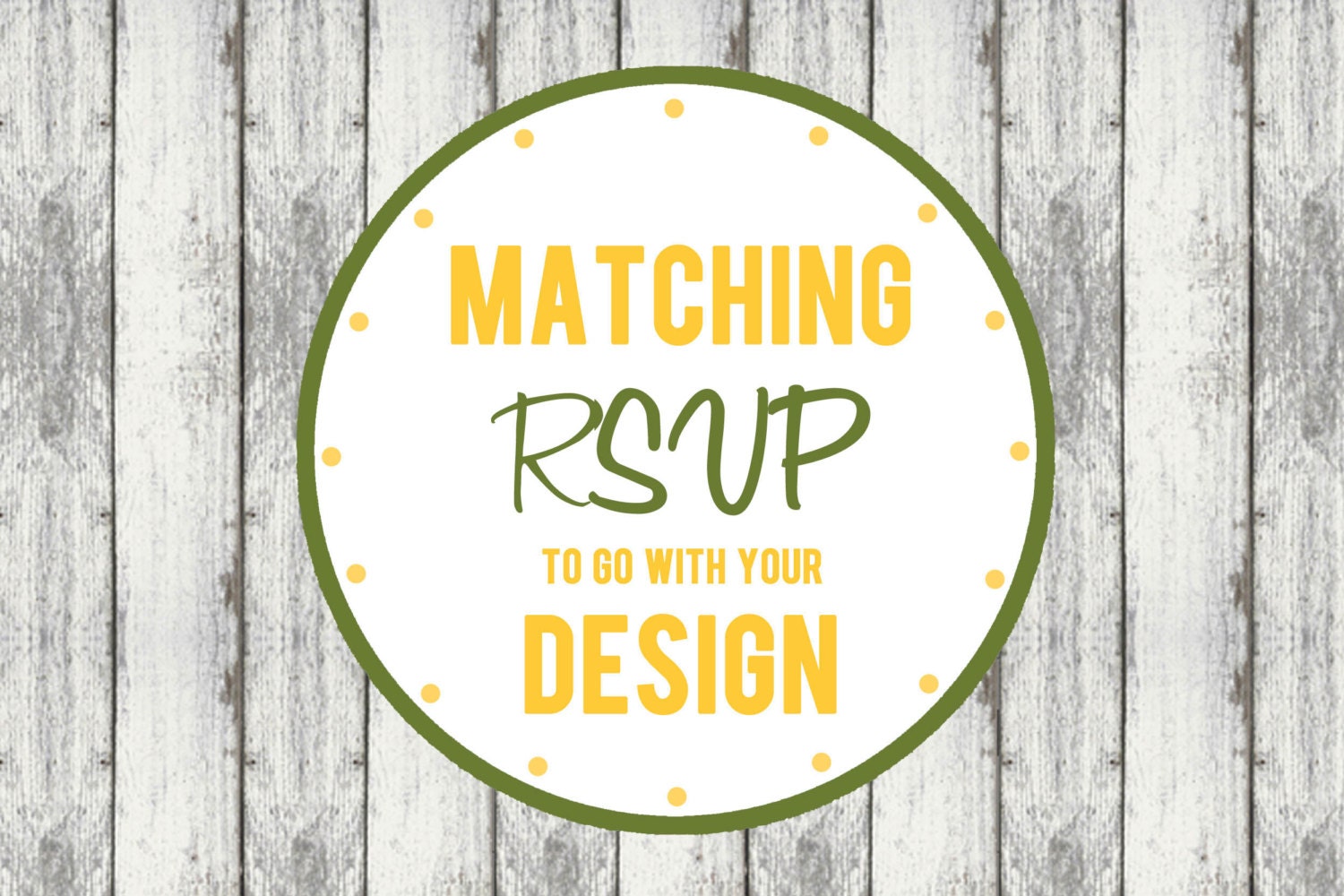 RSVP Card to match your design (bridal shower, baby shower, etc), digital, DIY printable file