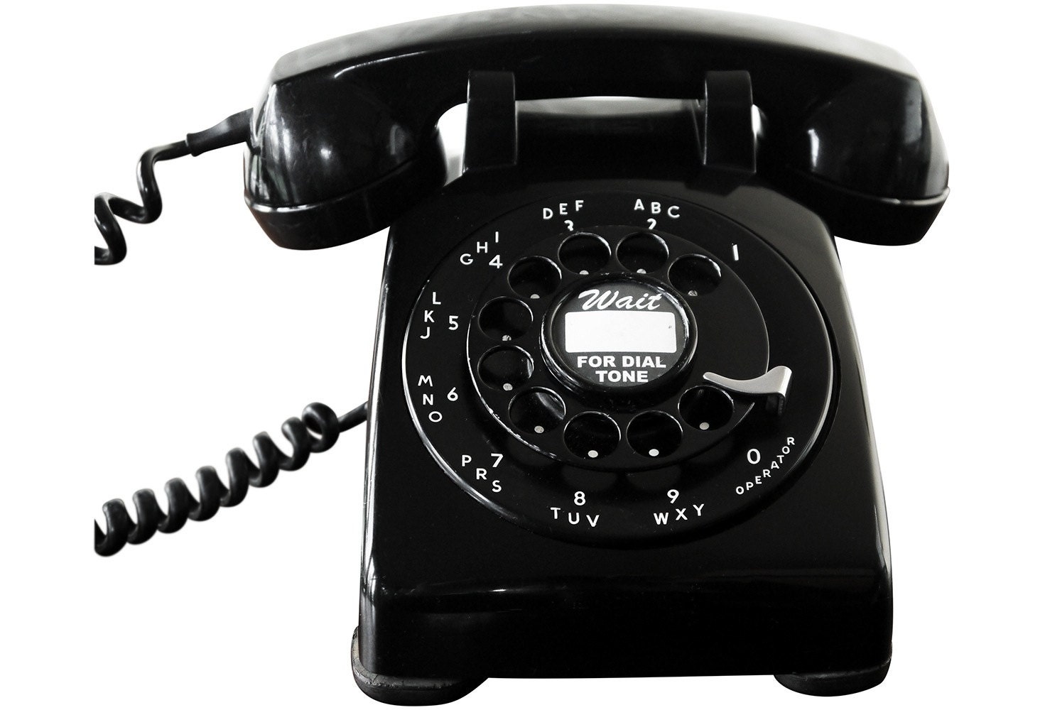 1950s Black Telephone, Works Perfectly, Beautiful SALE