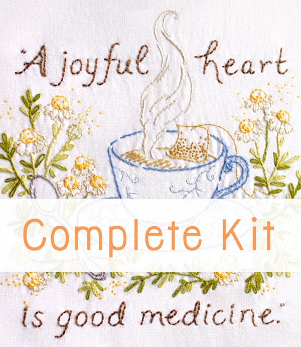 A Joyful Heart - Complete Embroidery Kit