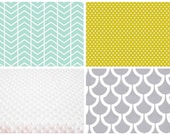 citron aqua baby: 5-piece bedding