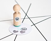 Thank You Mini text Stamp with mint rubber