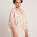 Rose Kimono Jacket with Floral and bird print, Kimono robe, Beach cover up, Lounge wear, Bridal lingerie