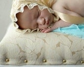 Newborn Baby Girl Bonnet Hat Photography Prop Vintage Inspired Fabric Bonnet Newborn Prop Infant Girl Bonnet