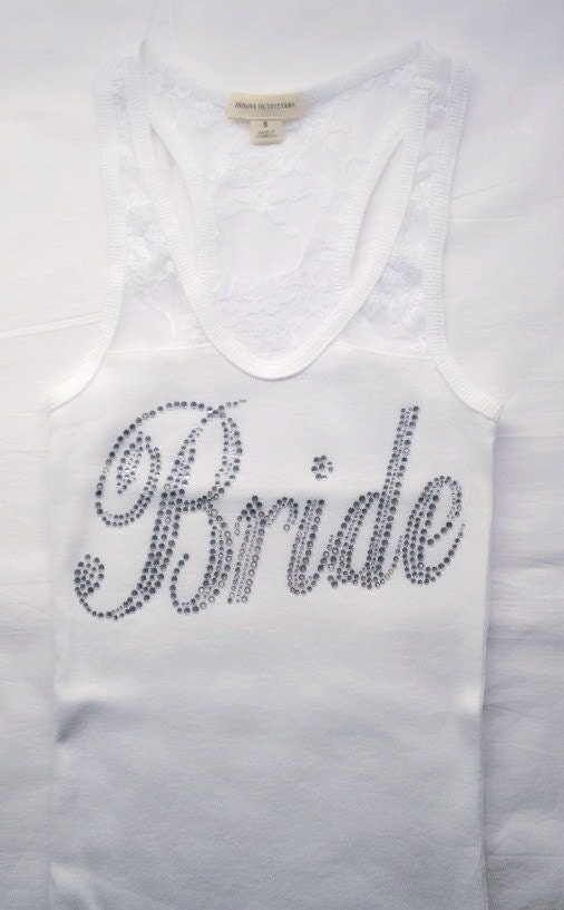 Bride Tank Top. Bridesmaid. Bachelorette Party. Maid of Honor. Team Bride. Wedding Bridal Party.