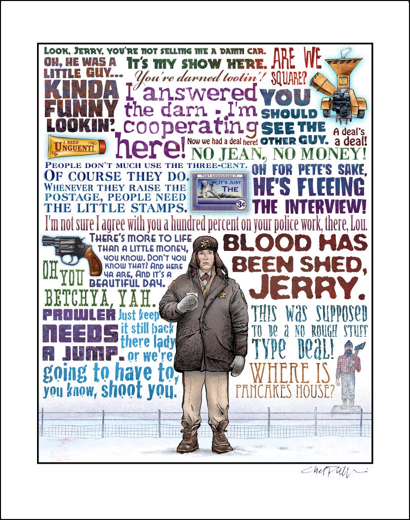 Blood Has Been Shed- Fargo tribute- signed print