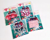 vintage pool table supplies - billiard accessories - set of 4