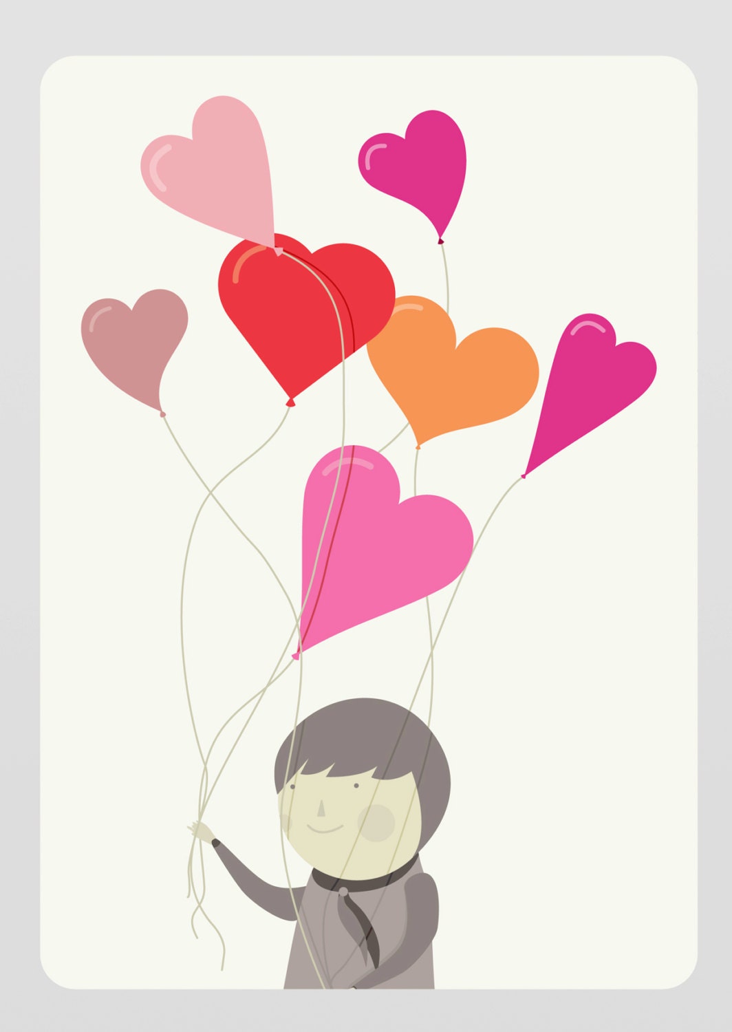 Love Postcard - A5 - 8.3 x 5.8 in