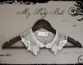 Crochet Necklace Crochet Collar Detachable Collar Wedding